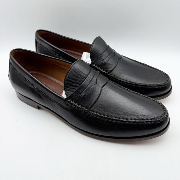 Johnston & Murphy Mens Baldwin Penny Loafers US 13 M Black Leather NIB main image 10